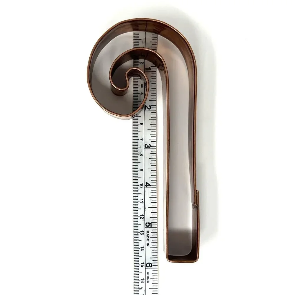 Old River Road? Copper Candy Cane Cookie Cutter 5.75” Williams Sonoma?